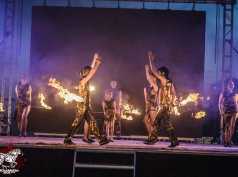 Огненное (фаер-шоу) и световое шоу КУБА, фотография 2