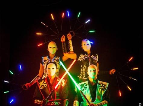 Огненное (фаер-шоу) и световое шоу КУБА, фотография 3