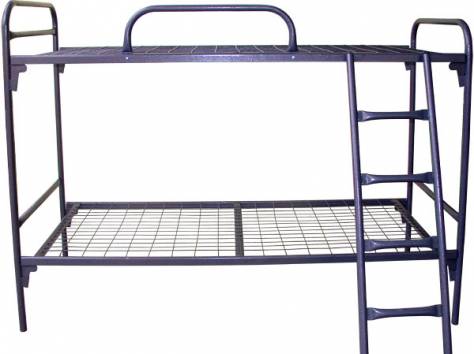 Кровати металлические одноярусные, кровати двухъярусные. Оптом., фотография 6