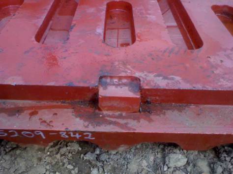 Плиты футеровочные, Отливки из стали 110Г13Л, , фотография 2