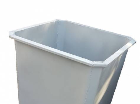 Металлические, мусорные контейнера 750 л, фотография 1