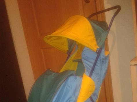 санки коляска с колесиками, фотография 1