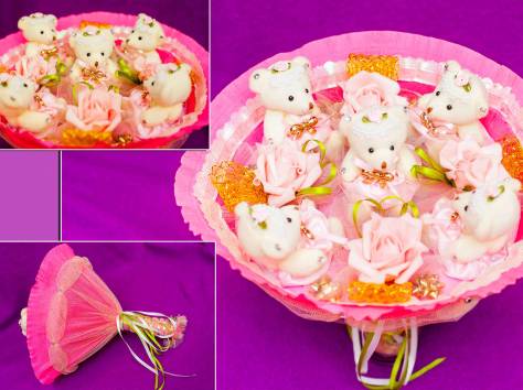 Букеты из плюшевых игрушек!, фотография 1