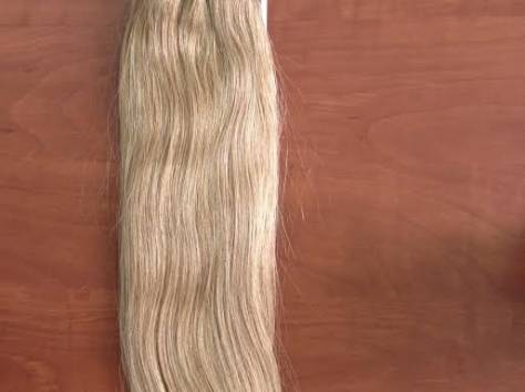 Натуральные волосы на трессе , фотография 2