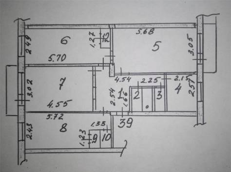 Продам 4х комнтаную или обменяю на 2х комнтантую, фотография 1