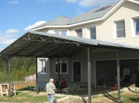 Изготовление навесов в Алматы, фотография 1