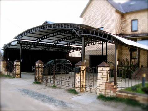 Изготовление навесов в Алматы, фотография 9