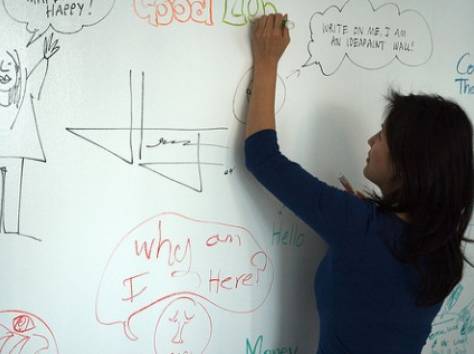 Меловые и маркерные обои, фотография 1