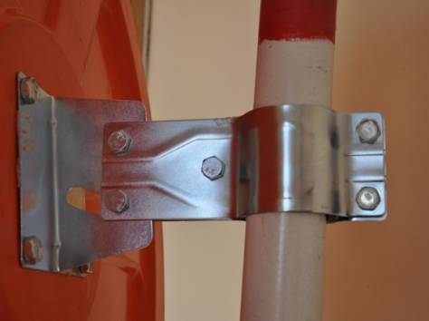 Зеркало дорожное обзорное D600мм с защитным козырьком, фотография 2