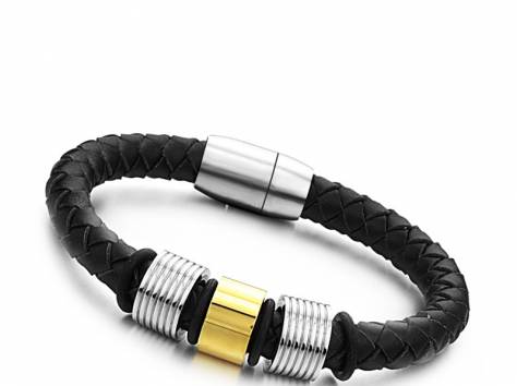 Кожаные браслеты со скидкой 50% к 23 февраля!, фотография 1