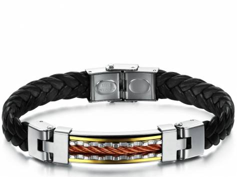 Кожаные браслеты со скидкой 50% к 23 февраля!, фотография 5