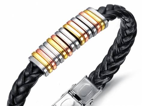 Кожаные браслеты со скидкой 50% к 23 февраля!, фотография 7