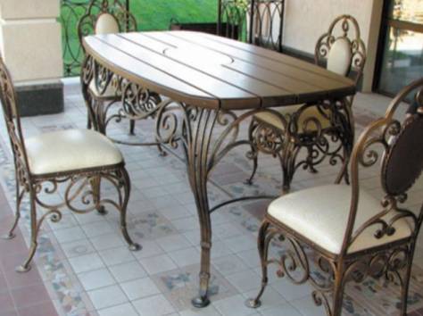 Изготовление кованой мебели на заказ, фотография 6
