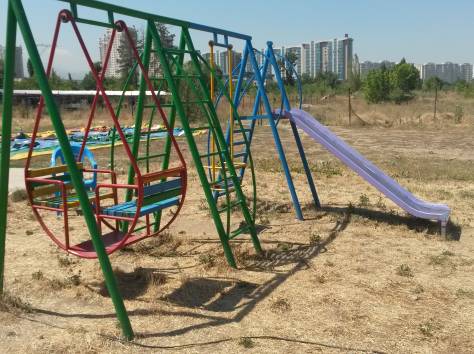 Продам навес. Качели. Огрождение. б/у. Сетка рябица. Кругляк трубы 50., фотография 2