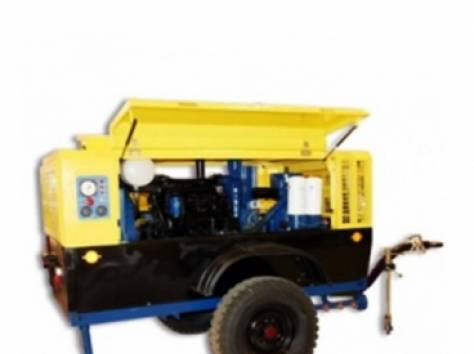 Винтовой компрессор ВВП-10/7 на шасси, фотография 1