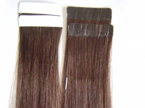 Натуральные волосы на трессе, заколках, капсулах, лентах, фотография 5