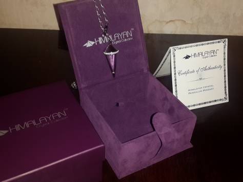 Подвеска Гималайский кристалл + серебро 925 пробы, фотография 2