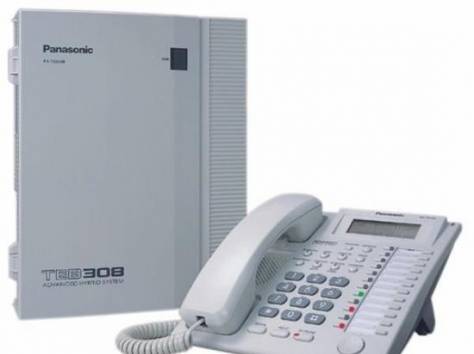 Мини АТС Panasonic аналоговая kx-TEB308 на 3 внешних 8 внутренних абонента, фотография 1