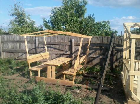 Беседки и бытовки из дерева на заказ, фотография 2