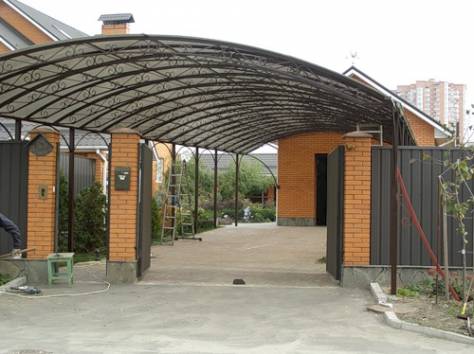 Металлические навесы, фотография 1