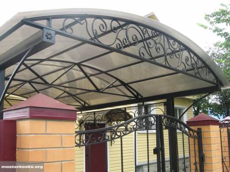 Металлические навесы, фотография 7