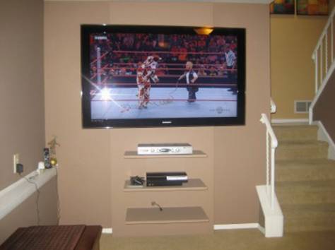 Установка телевизора на стену. Алматы, фотография 1