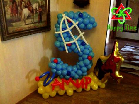 Оформление яркими шарами и сюрпризами, фотография 7