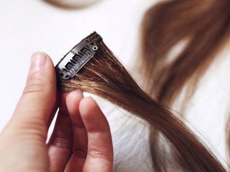 Натуральные волосы на заколках , фотография 4