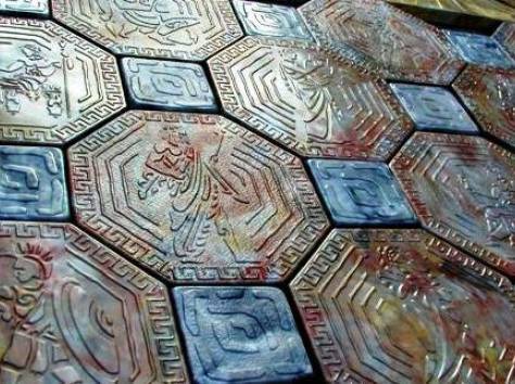  Брусчатка и тротуарная плитка с глянцевой поверхностью под мрамор., фотография 3