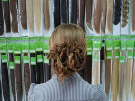 Натуральные волосы на заколках , фотография 1