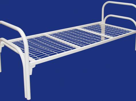 Железныекровати, металлические кровати двухъярусные, кровати одноярусные, кровати оптом, кровати дешево, фотография 7