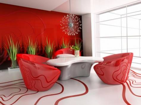 Наливные полы с 3D рисунками и натяжные потолки, фотография 1