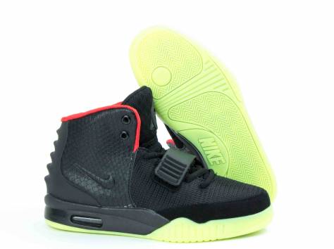 Nike Air Yeezy 2 Black/Pink, фотография 2