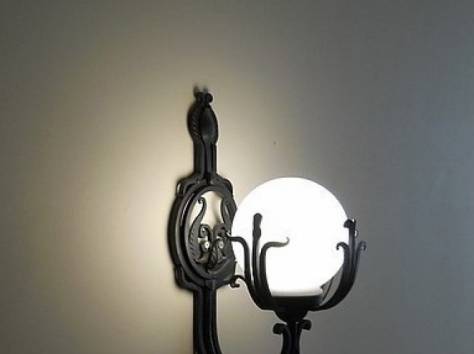 Кованые уличные фонари и настенные лампы, фотография 4