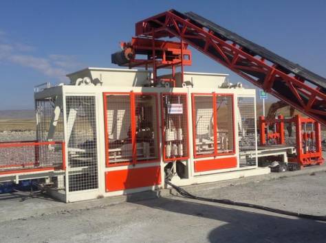 станки для производства шлакоблоков, фотография 5