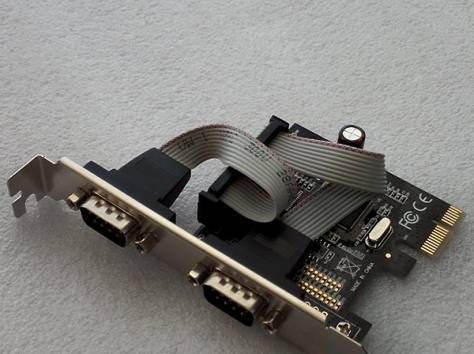Переходник PCI-E на 2 x RS-232 (COM порт), фотография 1