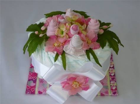 Торты из памперсов.Бейби букеты, фотография 5
