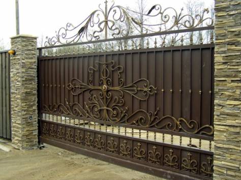 ВОРОТА, РЕШЕТКИ , НАВЕС, ИЗГОТОВЛЕНИЕ МЕТАЛО КОНСТРУКЦИЙ, фотография 2