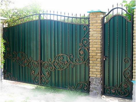 Кованые ворота на заказ, фотография 5