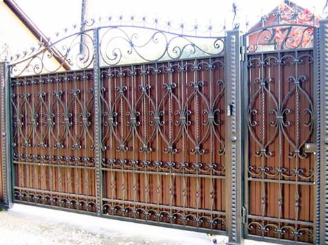 Кованые ворота на заказ, фотография 8