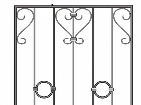 Кованые решетки на заказ, фотография 11