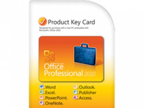 Microsoft office 2010 Professional key Kard, фотография 1