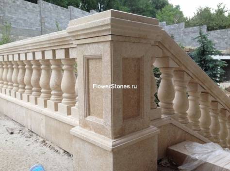 Балясины .Монтаж .Натуральный камень, фотография 1