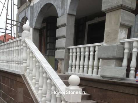 Балясины .Монтаж .Натуральный камень, фотография 2
