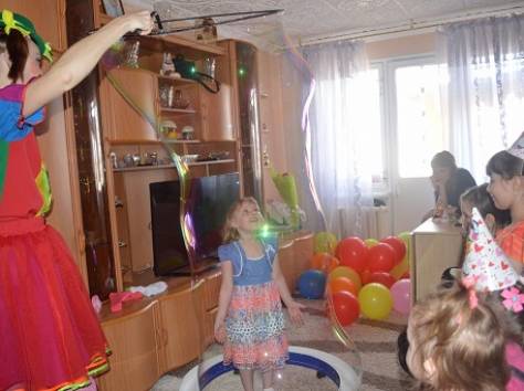 шоу мыльных пузырей в астане, фотография 9