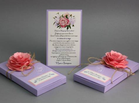 Пригласительные ручной работы на заказ в Алматы, фотография 5