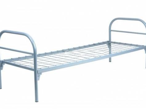 Трехъярусные металлические кровати от производителя оптом, кровати железные по низким ценам, фотография 7