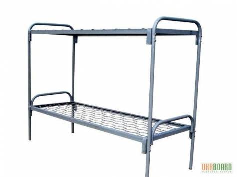 Трехъярусные металлические кровати от производителя оптом, кровати железные по низким ценам, фотография 10