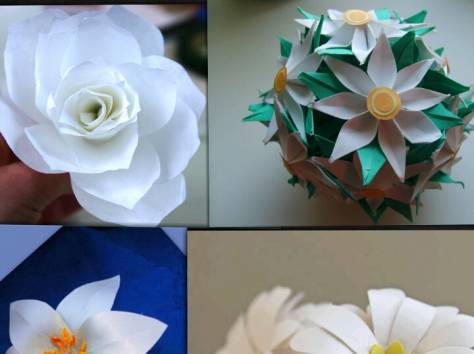 Делаю объемные цветы для оформления, фотография 1
