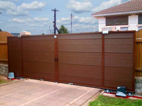 Ворота откатные, фотография 2